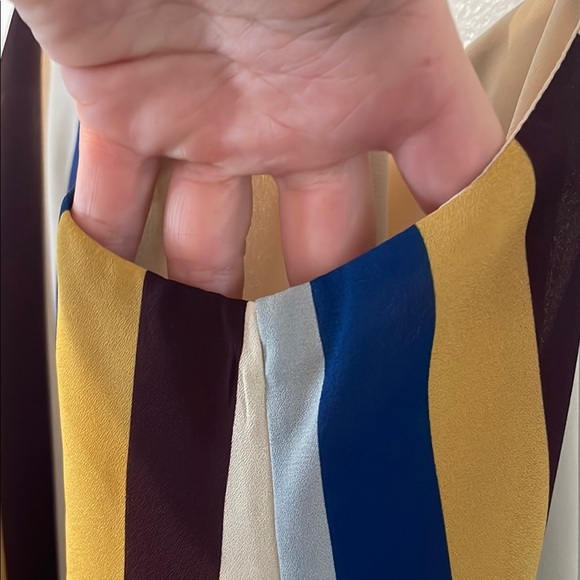 Leith Gray and Blue silky Camisole Top - Picture 10 of 12